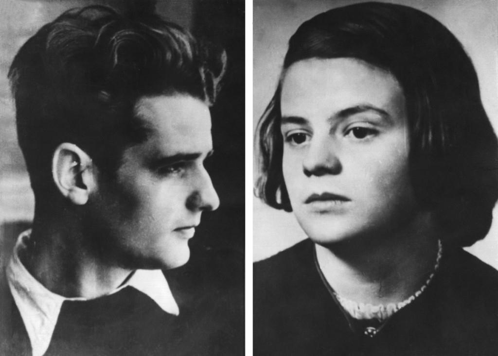 La Rosa Blanca, hermanos Sophiw Scholl y Hans Scholl, nazismo, resistencia