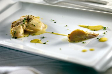 Ostras calientes al hinojo y al ‘curry’