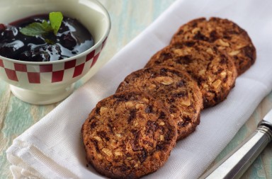 Galletas de chocolate y avellanas