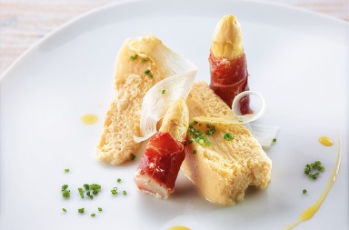 Pastel de espárragos