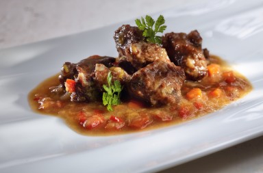 Guiso de morcillo de vaca