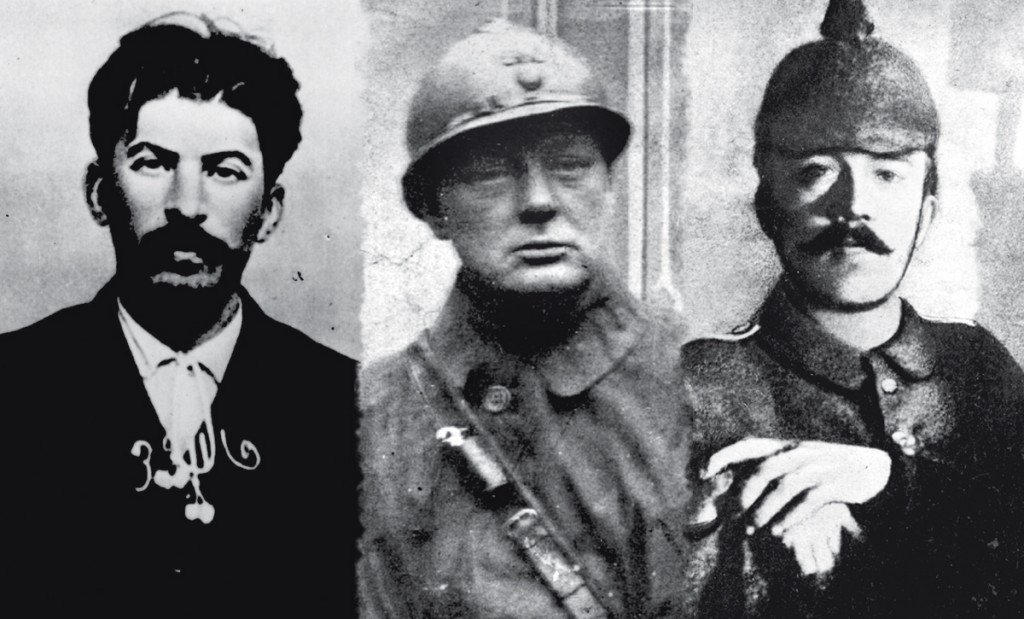 Qué hacían Stalin, Churchill y Hitler durante la Primera Guerra Mundial?