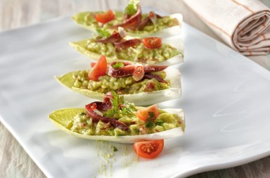 Guacamole con anchoas