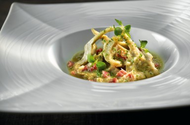 Alcachofas con jamón