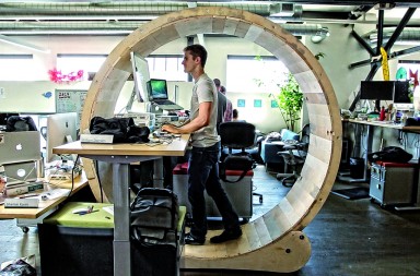 Se acabó trabajar sentado