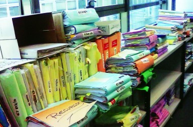 Juzgados: ¡menudo papelón!