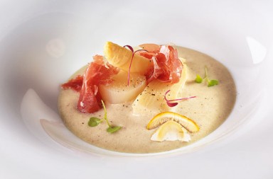 Sopa «parmentier» de champiñón