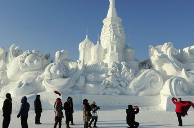 Harbin, la ciudad que se hace hielo