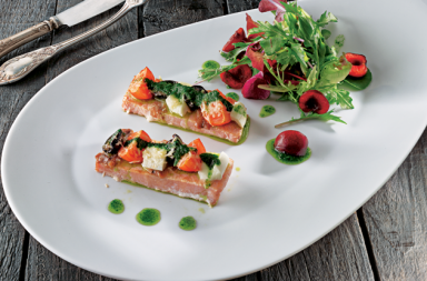 ‘Lomopizza’ con anchoas