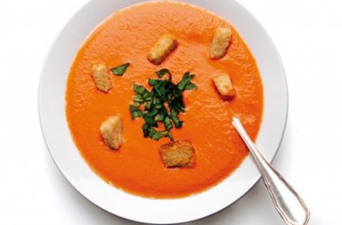 Receta de sopa de tomate (caliente)