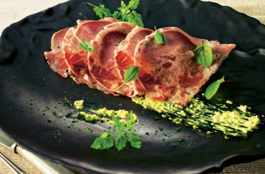 Jabalí con salsa Lasarte