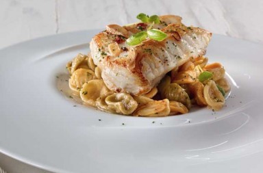 Pasta con rape y refrito