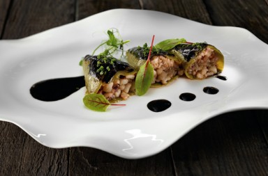 Pimientos con chipirones