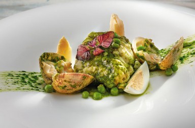 Rape en salsa muy verde