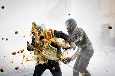 Enfarinats: esta batalla daría para un pastel