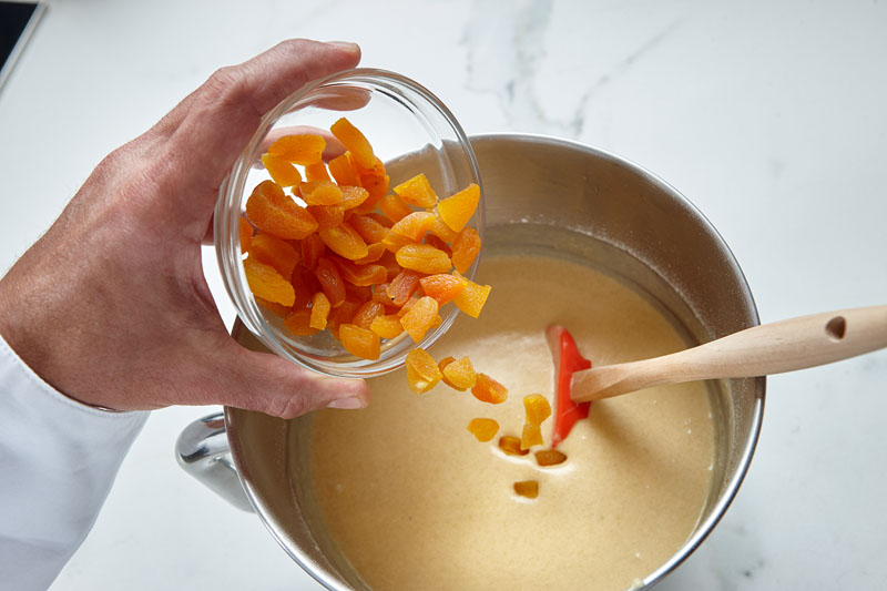bizcocho de albaricoque, postre, martín berasategui