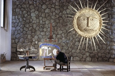 Grandes maestros del arte en plena inspiración