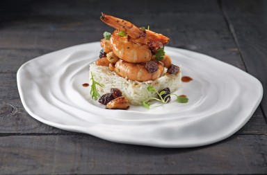 Langostinos al estilo cantonés