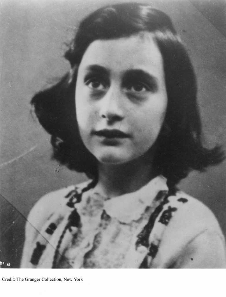 ANNE FRANK (1929-1945). German-Jewish diarist.
