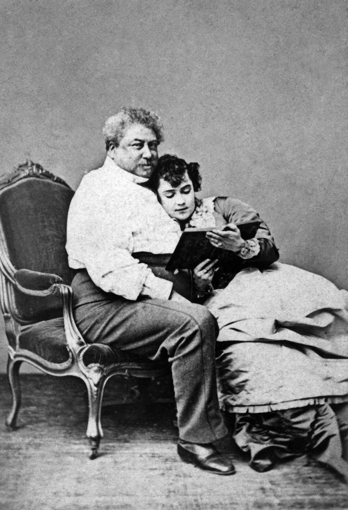 Alexandre Dumas Pere et sa maitresse Miss Adah Isaacs Menken, heroine des pirates de la Savane le 3 mai 1867 --- Alexandre Dumas Pere and his mistress Adah Isaacs Menken may 3, 1867 *** Local Caption *** Alexandre Dumas Pere and his mistress Adah Isaacs Menken may 3, 1867