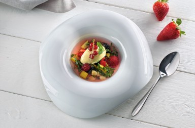 Macedonia fresca de frutas