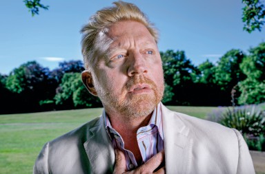 Boris Becker, con el agua al cuello