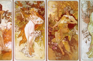 Alphonse Mucha: el triunfo de las muchachas en flor