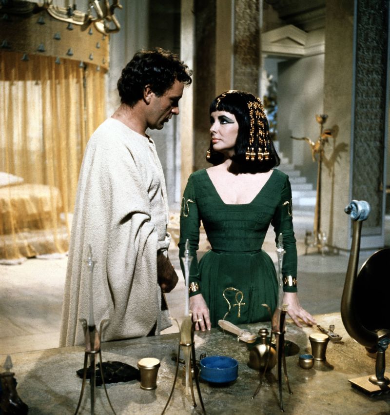 Elizabeth Taylor y Richard Burton Cleopatra