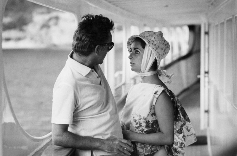 Elizabeth Taylor y Richard Burton