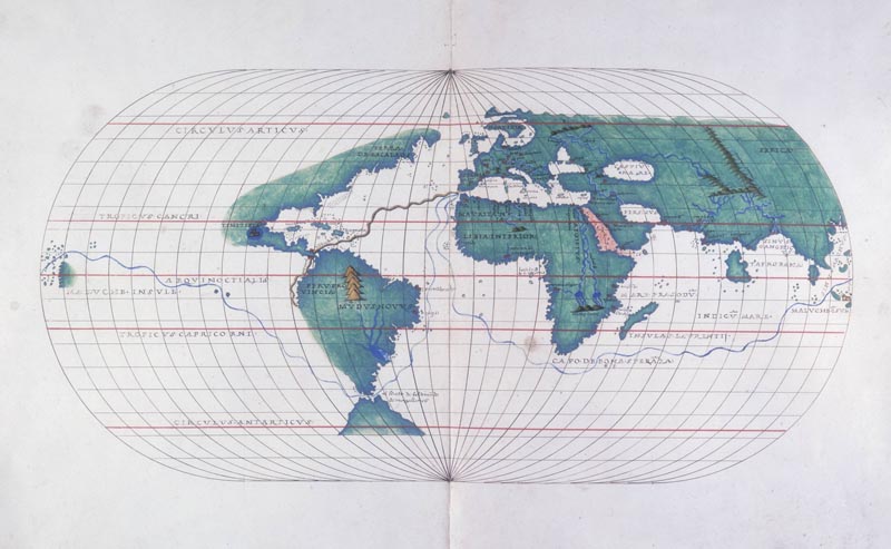 conocer historia Magallanes Mapa con la ruta de Magallanes