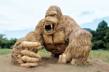 Espantapájaros de talla grande