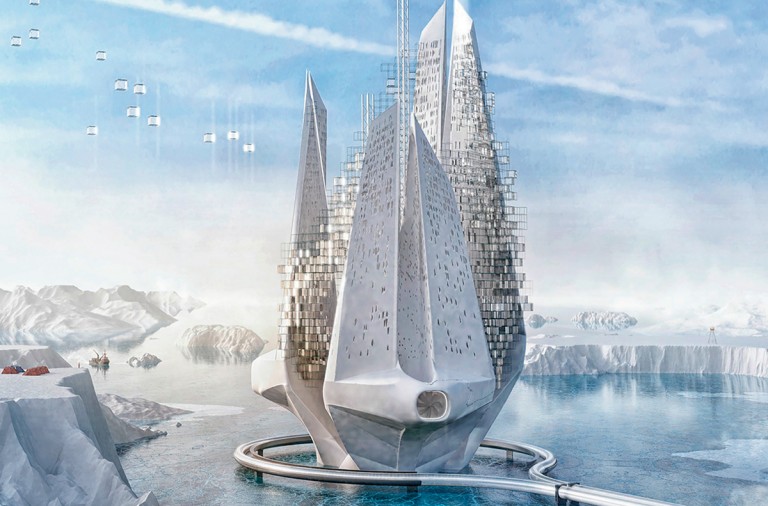 Refugio-iceberg, el edificio anticatástrofes climáticas Refugio-iceberg, el edificio anticatástrofes climáticas