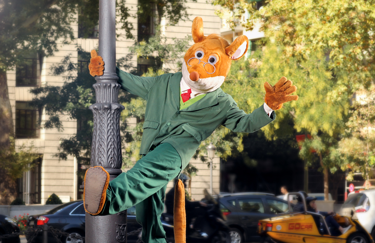 La cara del ratón Geronimo Stilton