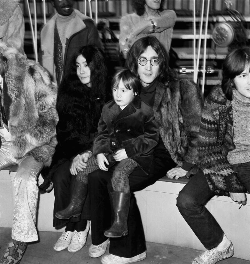 John Lennon, Yoko Ono y Julian Lennon