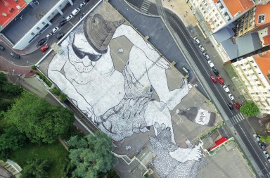 Los gigantes dormidos conquistan el mundo del arte urbano