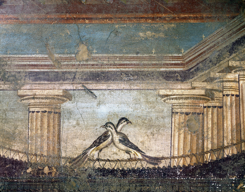 Frescos en Pompeya