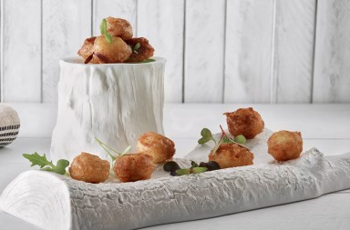 Buñuelo de bacalao tradicional