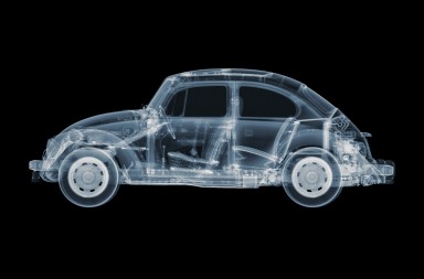 Los rayos X desvelan las intimidades de los coches más famosos