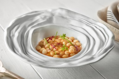 Pochas tiernas guisadas ‘viudas’