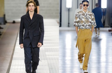 Las tendencias de hombre, giro de 180 grados