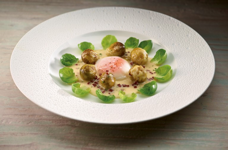 receta martin berasategui, coles de bruselas con queso idiazabal (4)