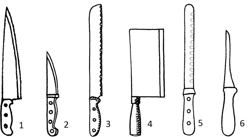 Cada cuchillo de cocina tiene una función, ¿sabes cuál es? - Girotel