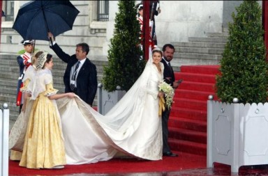 ¿Quién se alegró de que lloviera el día de la boda de Felipe y Letizia?