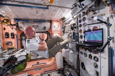 ¿Cómo se ve el Mundial de fútbol desde el espacio?