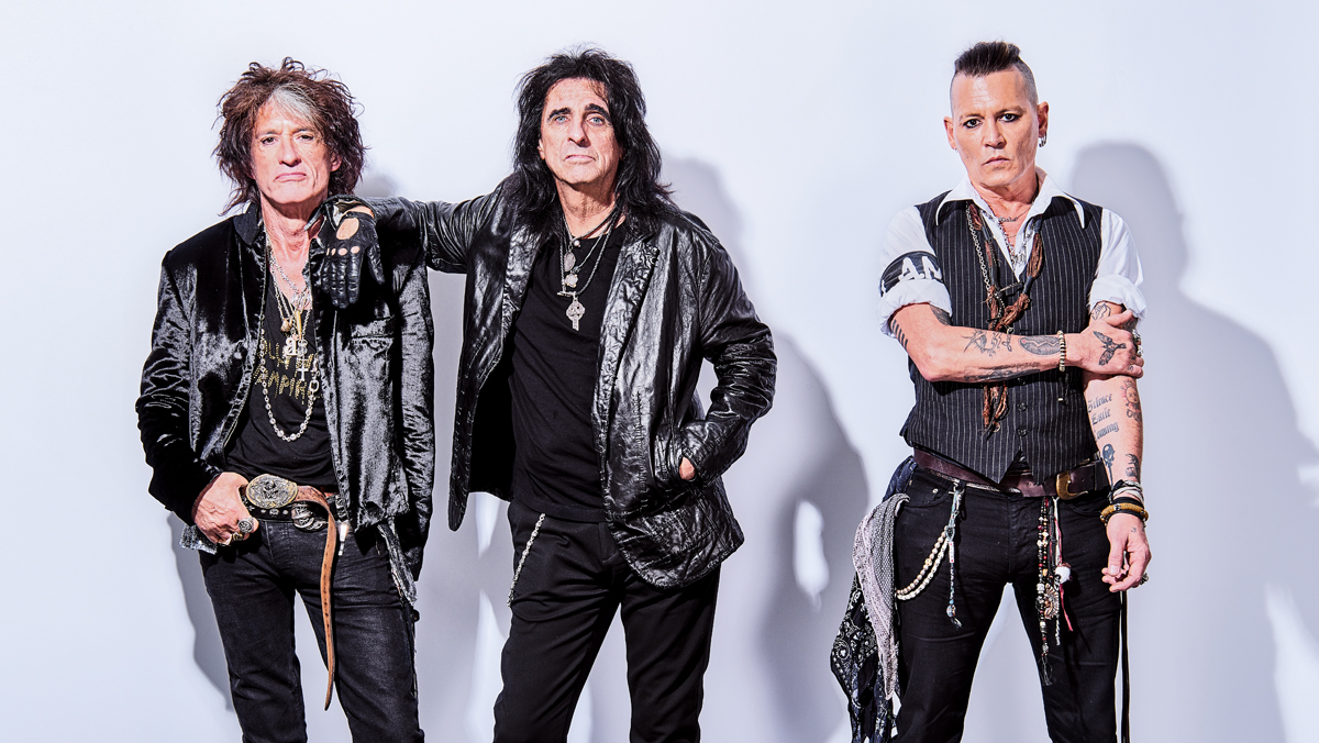 Johnny Depp se pasa al rock'n'roll con Hollywood Vampires