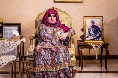 La madre de Bin Laden da la cara