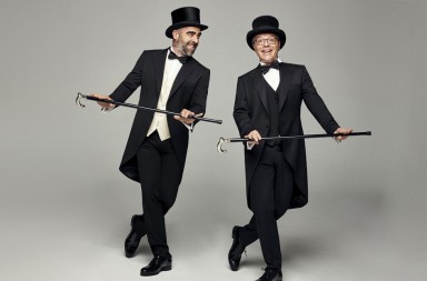 Luis Tosar y Daniel Monzón, bailando bajo el chaparrón