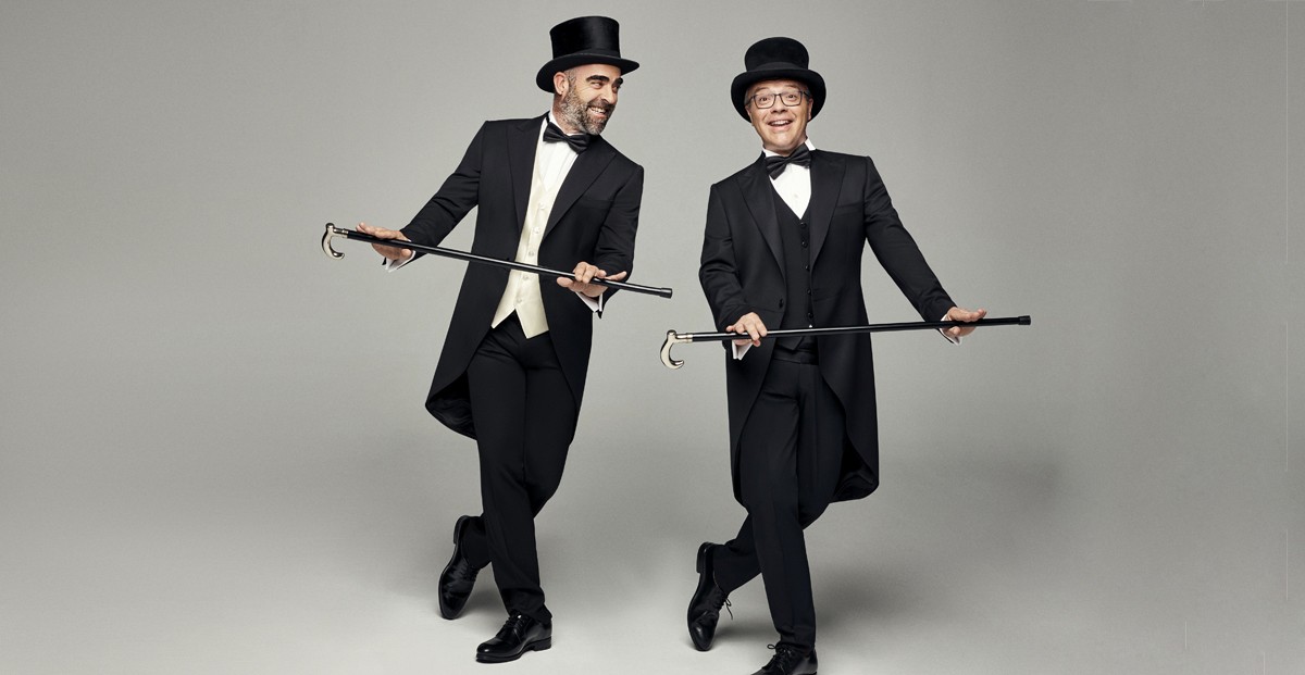 Luis Tosar y Daniel Monzón, bailando bajo el chaparrón