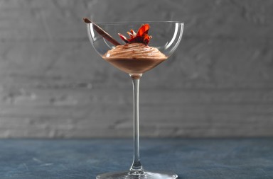 ‘Mousse’ de chocolate negro
