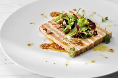 Terrina fría de pollo y ‘foie’